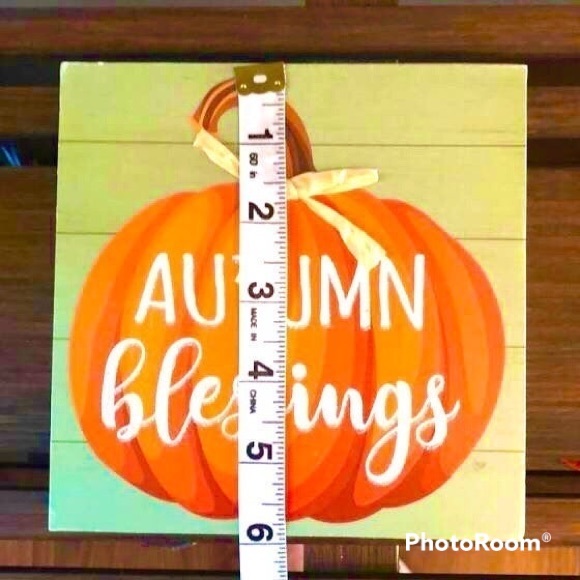 🍁 WOODEN TIERED TRAY SIGN 🍁 - Picture 3 of 5